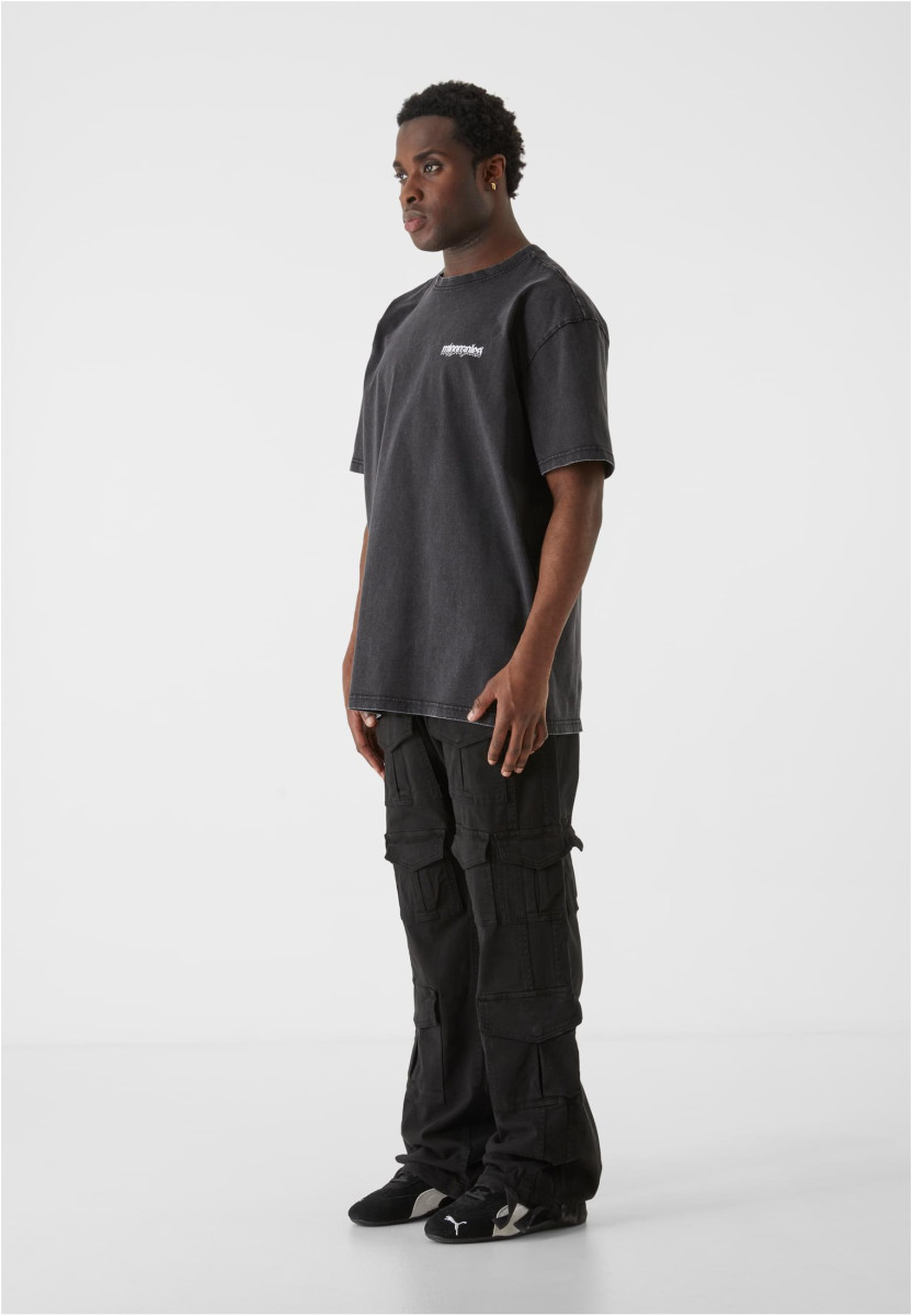 MJG Heavy Oversized Acid Washed Tee - Burning Wings