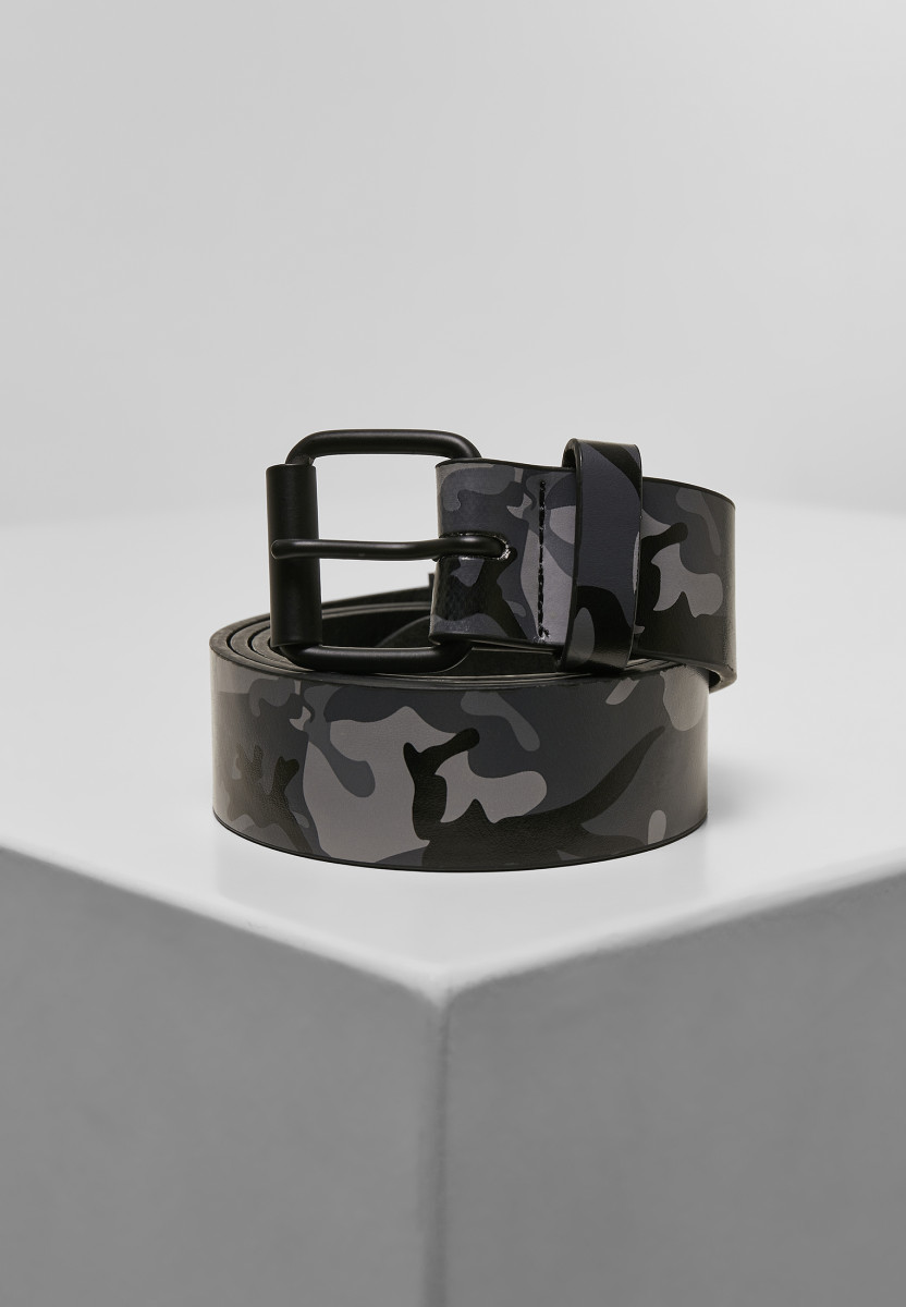 Synthetic Leather Camo Belt