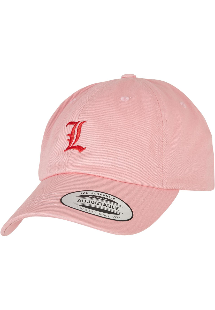 Letter Pink Low Profile Cap