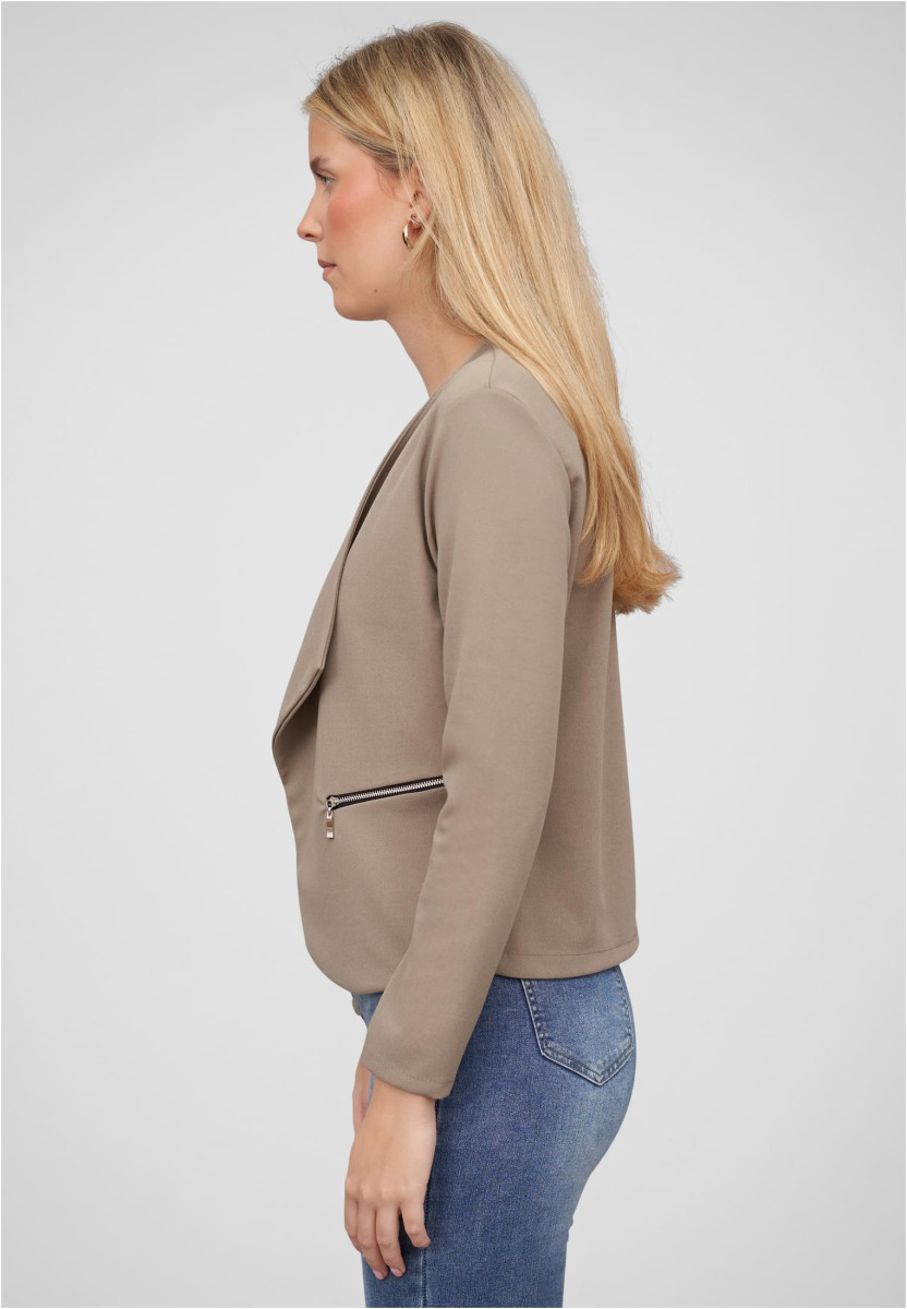 Cloud5ive Damen Blazer mit 2-Zip-Pockets und Reverskragen