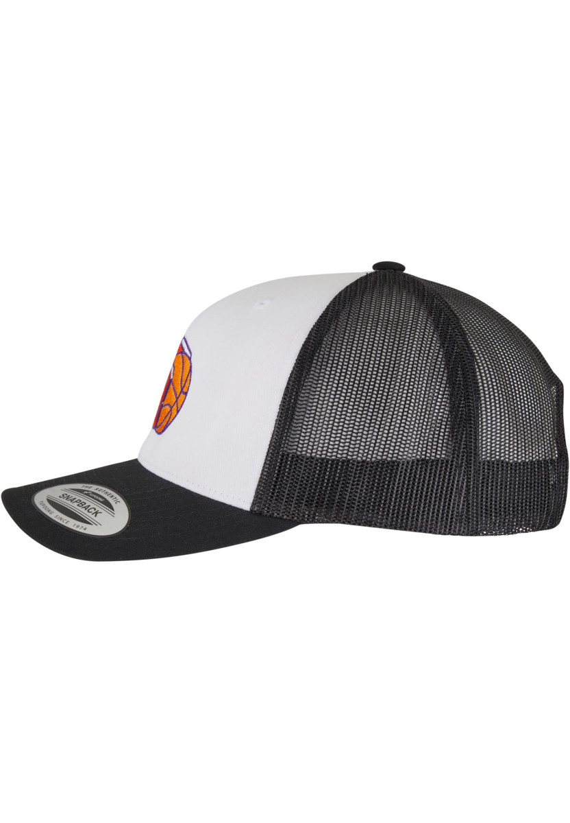 Basketball Fly Retro Trucker Colored Front