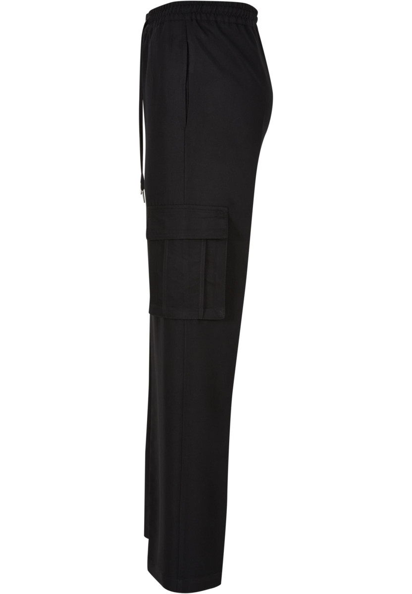 Ladies Vicose Straight Leg Cargo Pants