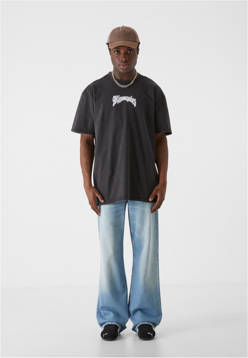MJG Heavy Oversized Acid Washed Tee - Faded Faith