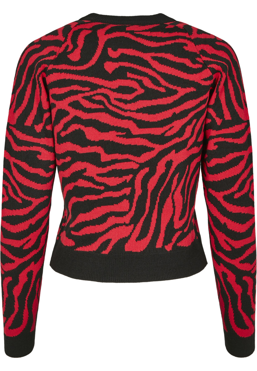 Ladies Short Tiger Sweater