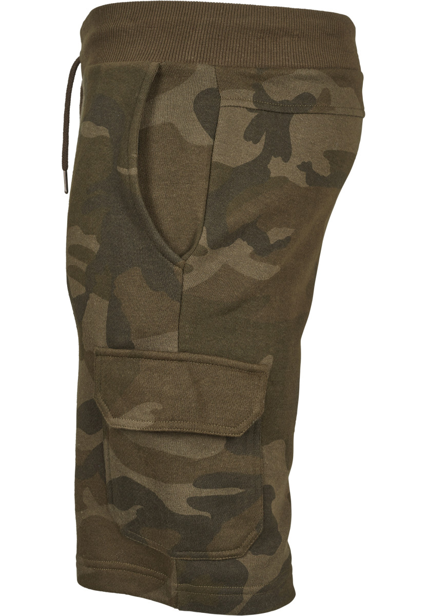 Camo Cargo Terry  Shorts