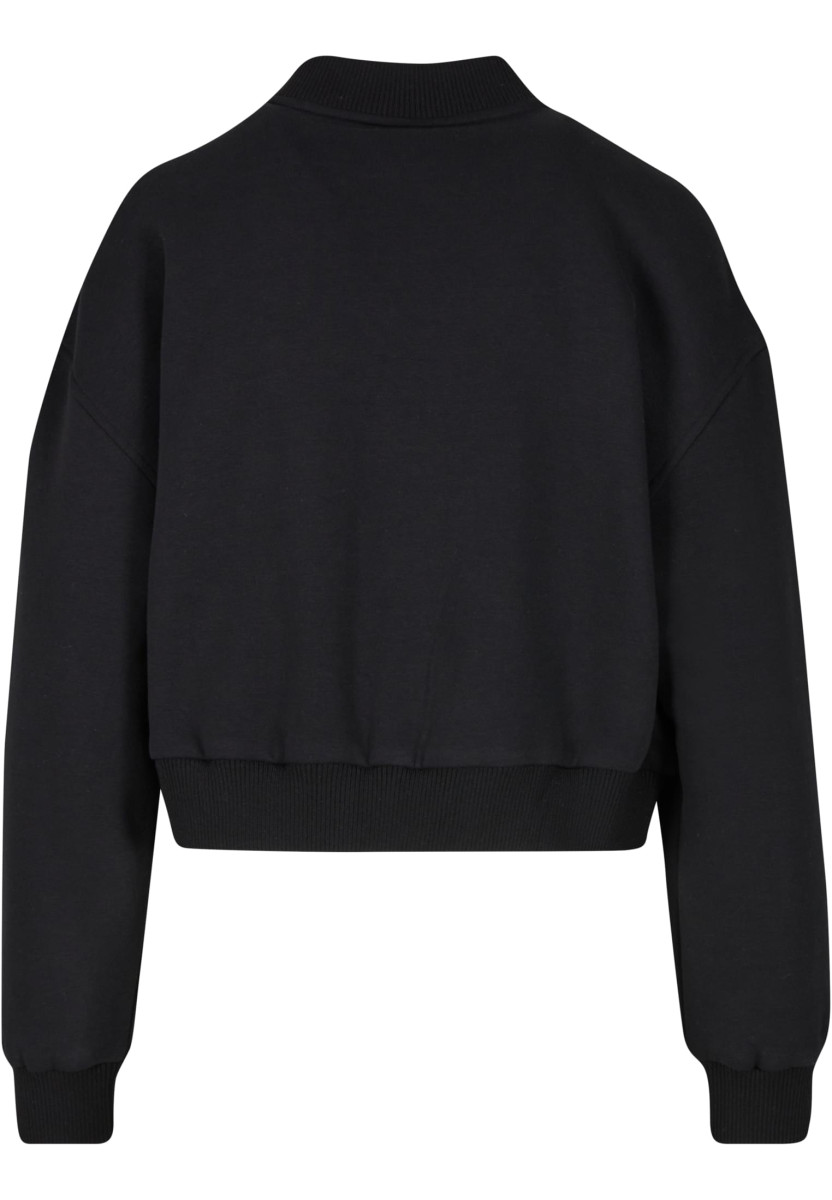 Ladies Short Sweat Zip Jacket