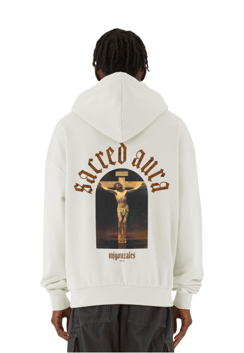 SACRED AURA x MJG HEAVY OVERSIZED HOODY