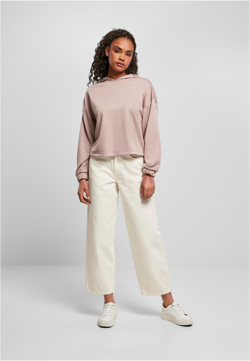 Ladies Oversized Shaped Modal Terry Hoody