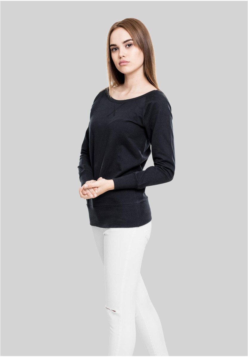 Ladies Wideneck Crewneck