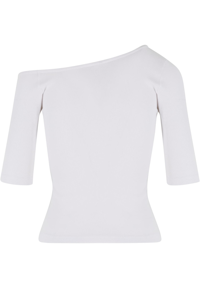 Ladies Organic Asymmetric Rib Tee