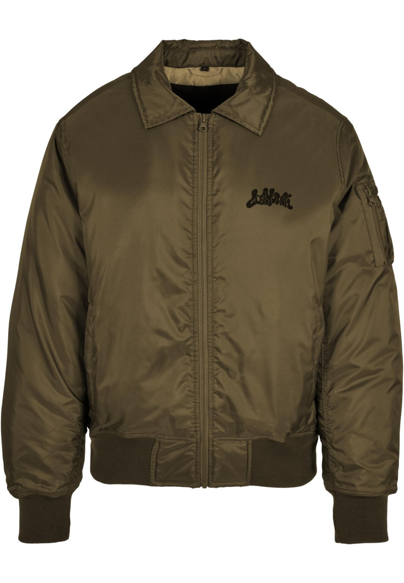 LOST YOUTH COLLAR BOMBER JACKET