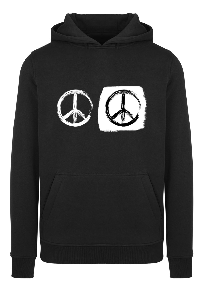 Peace - Double Peace Black Heavy Hoody