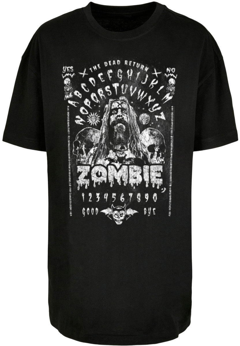 Ladies Rob Zombie - The Dead Return Spirit Board Oversized Boyfriend Tee