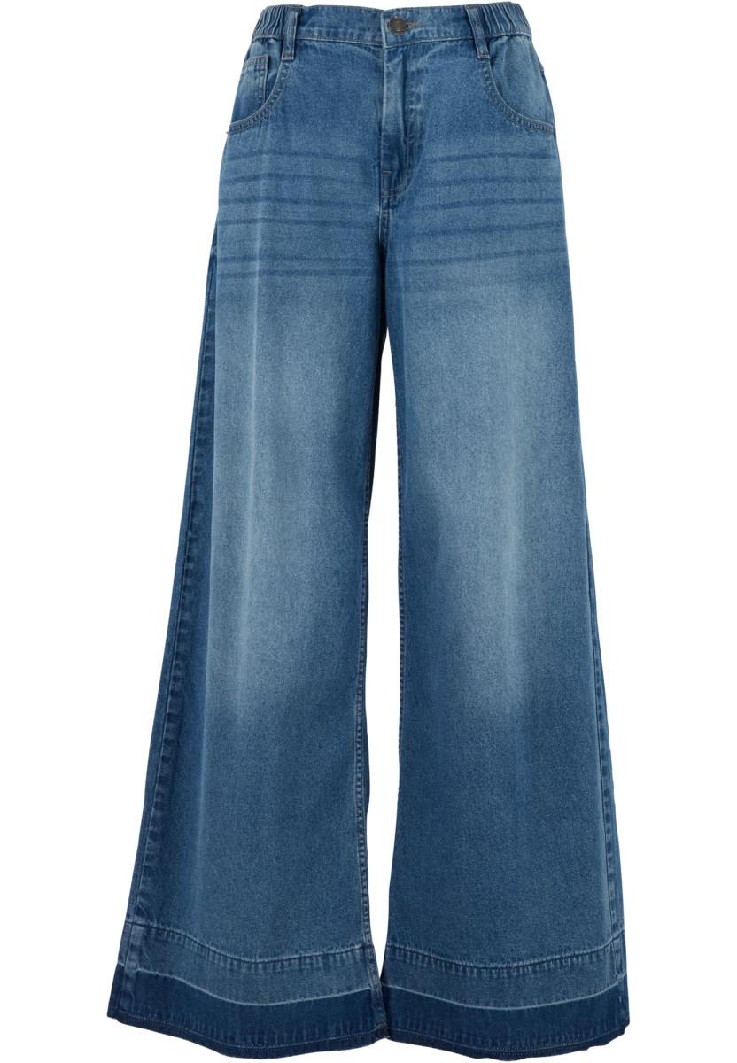 Ladies Wide Leg Denim
