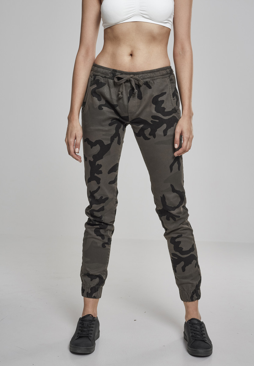 Ladies Camo Jogging Pants