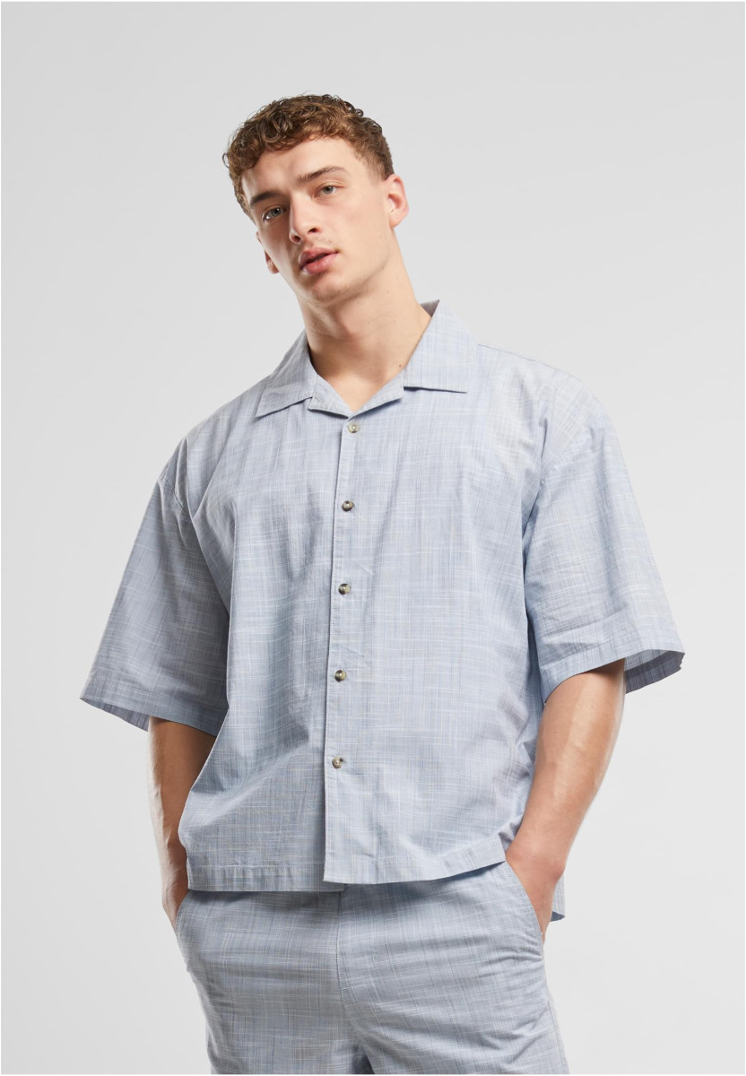 Boxy Structured Short Sleeves Shirt