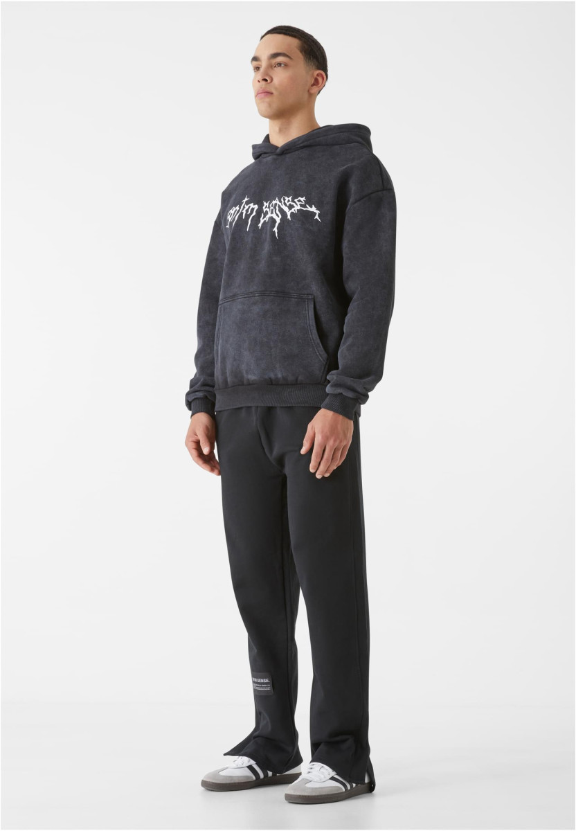 Sense Goth Print Hoodie Washed