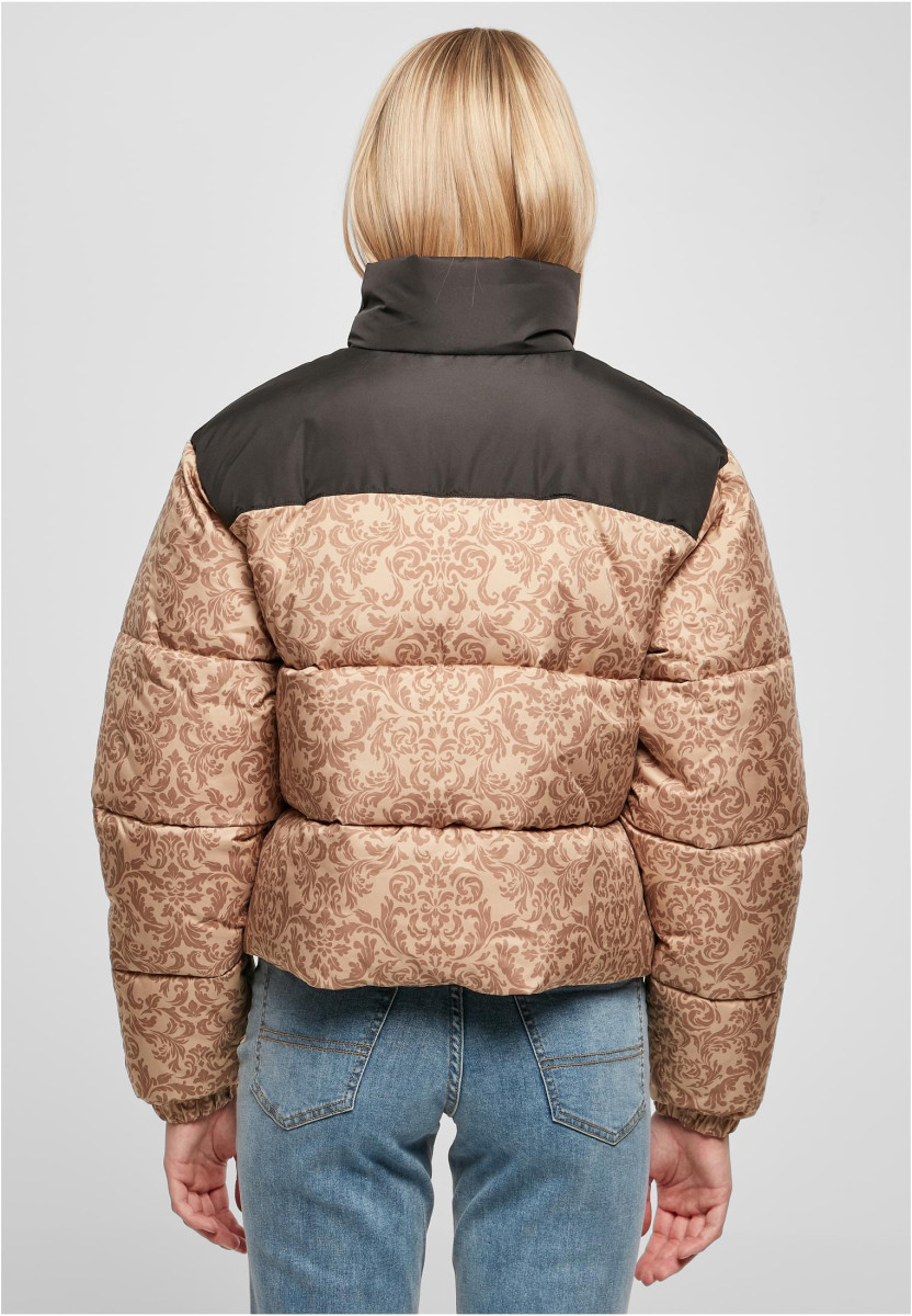 Ladies AOP Retro Puffer Jacket