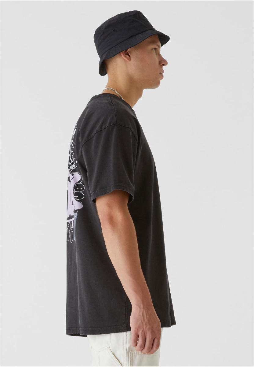 LY ACID WASHED TEE - SKATE