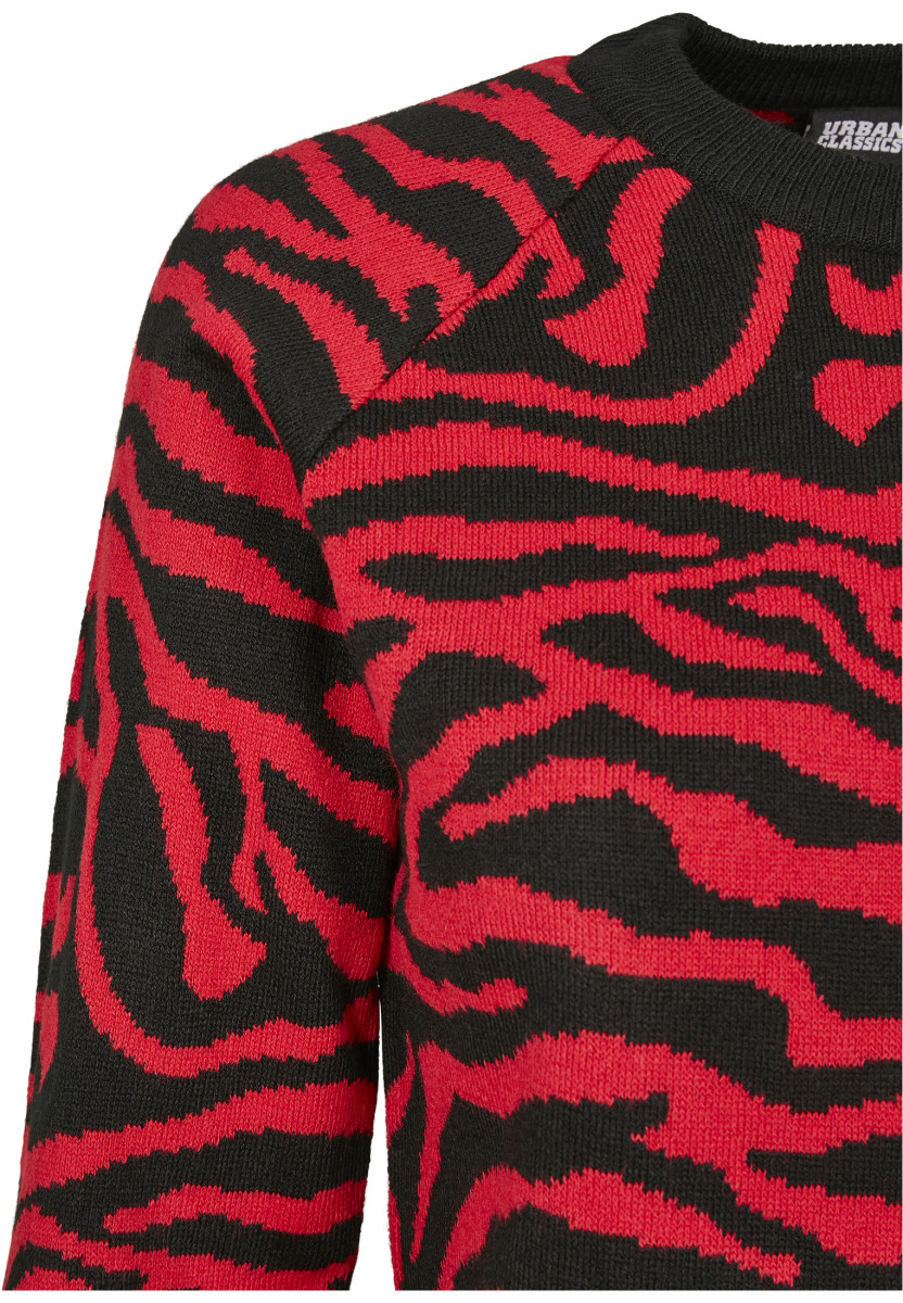 Ladies Short Tiger Sweater