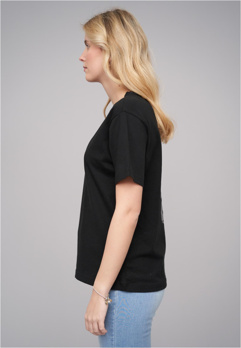 Ladies 77 Vibes Black Tee