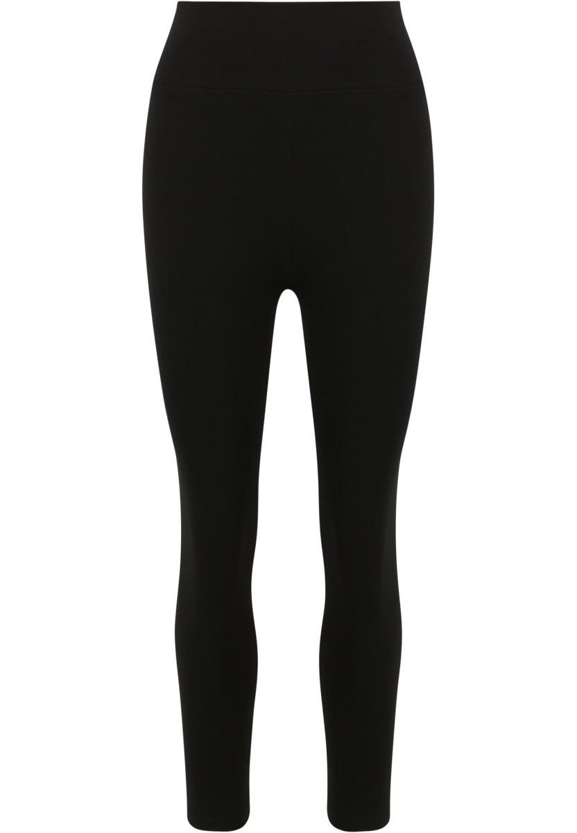 Ladies High Waist Jersey Leggings 2-Pack