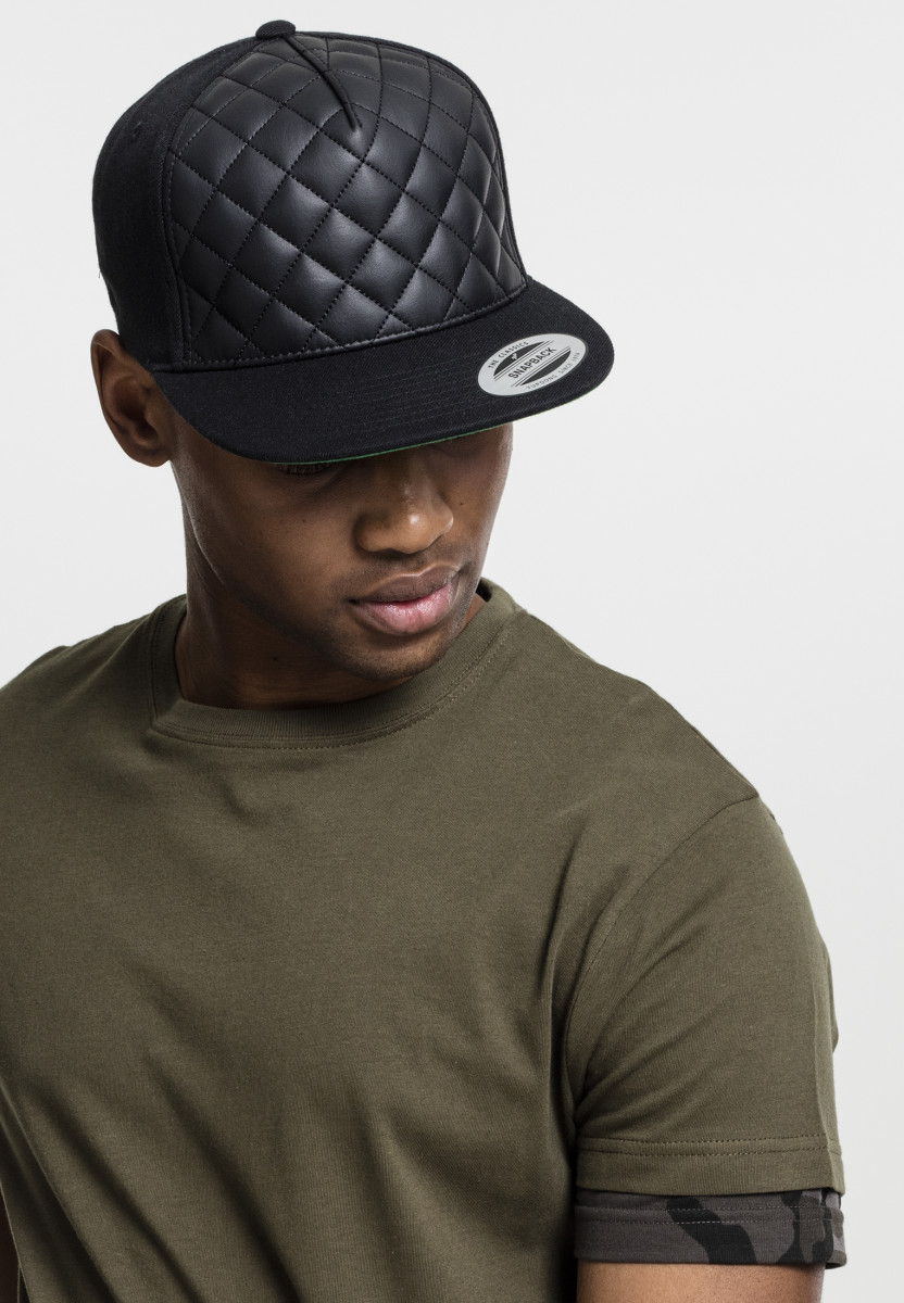 Diamond Quilted Snapback