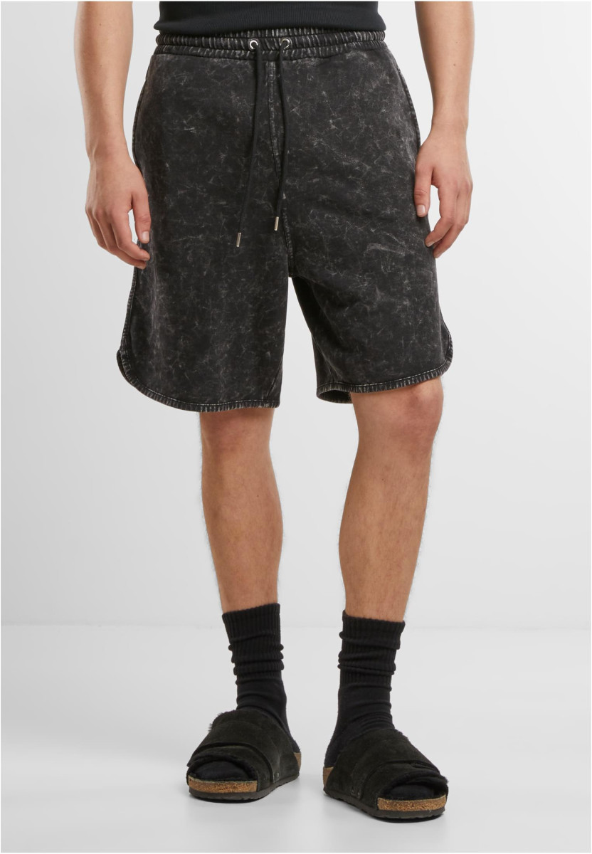 Washed Piped Shorts