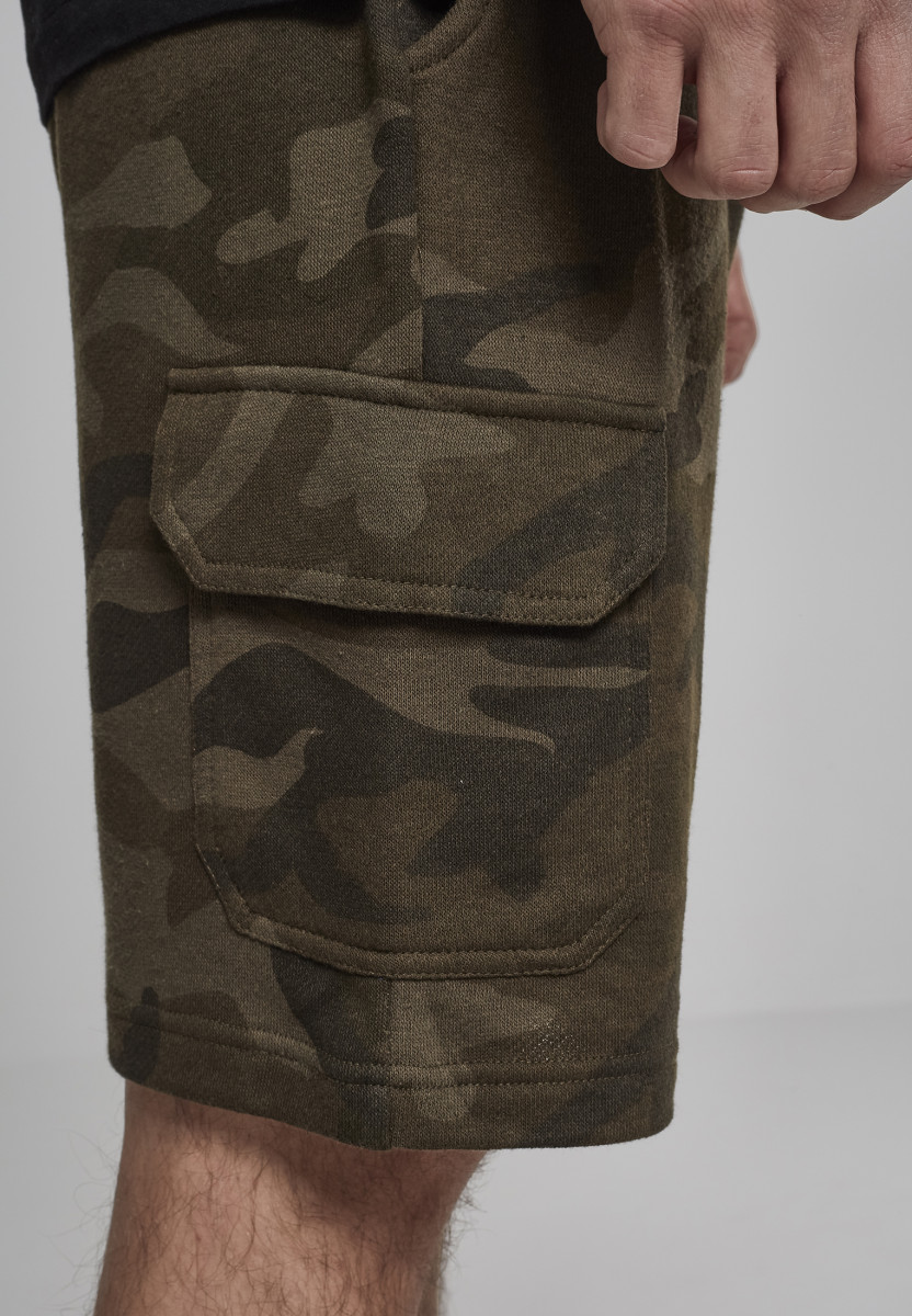 Camo Cargo Terry  Shorts