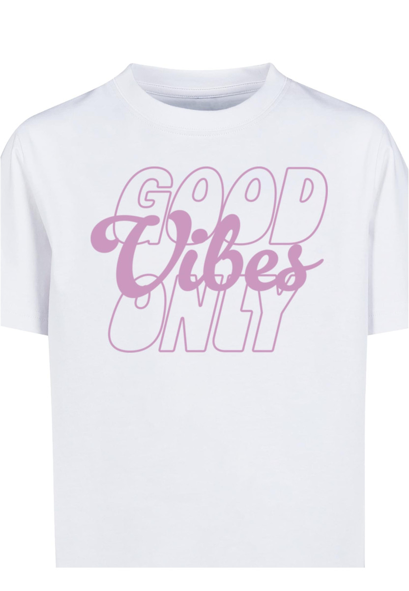 Good Vibes Only Wording Tee