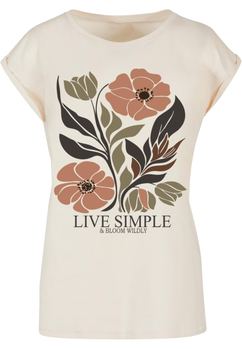 Ladies 77 Live Simple Sand Tee