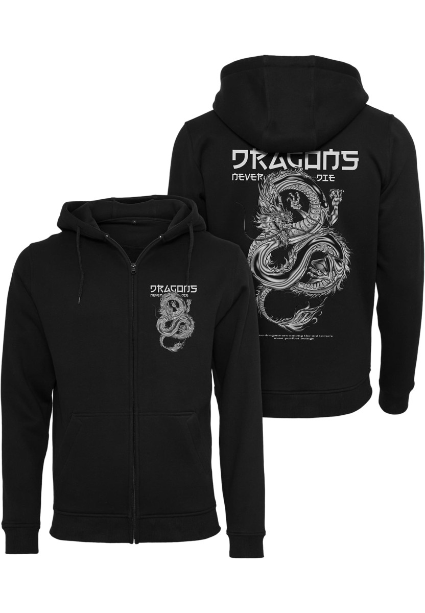 Dragons Never Die Heavy Zip Hoody