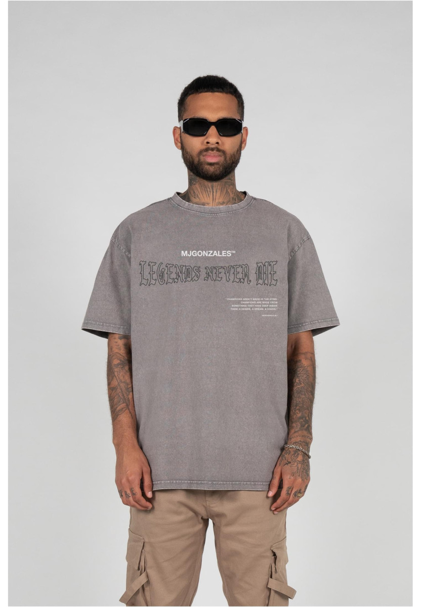 LEGENDS NEVER DIE - Acid Washed Heavy Oversize Tee