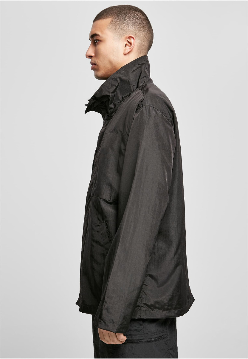 Double Pocket Nylon Crepe Jacket
