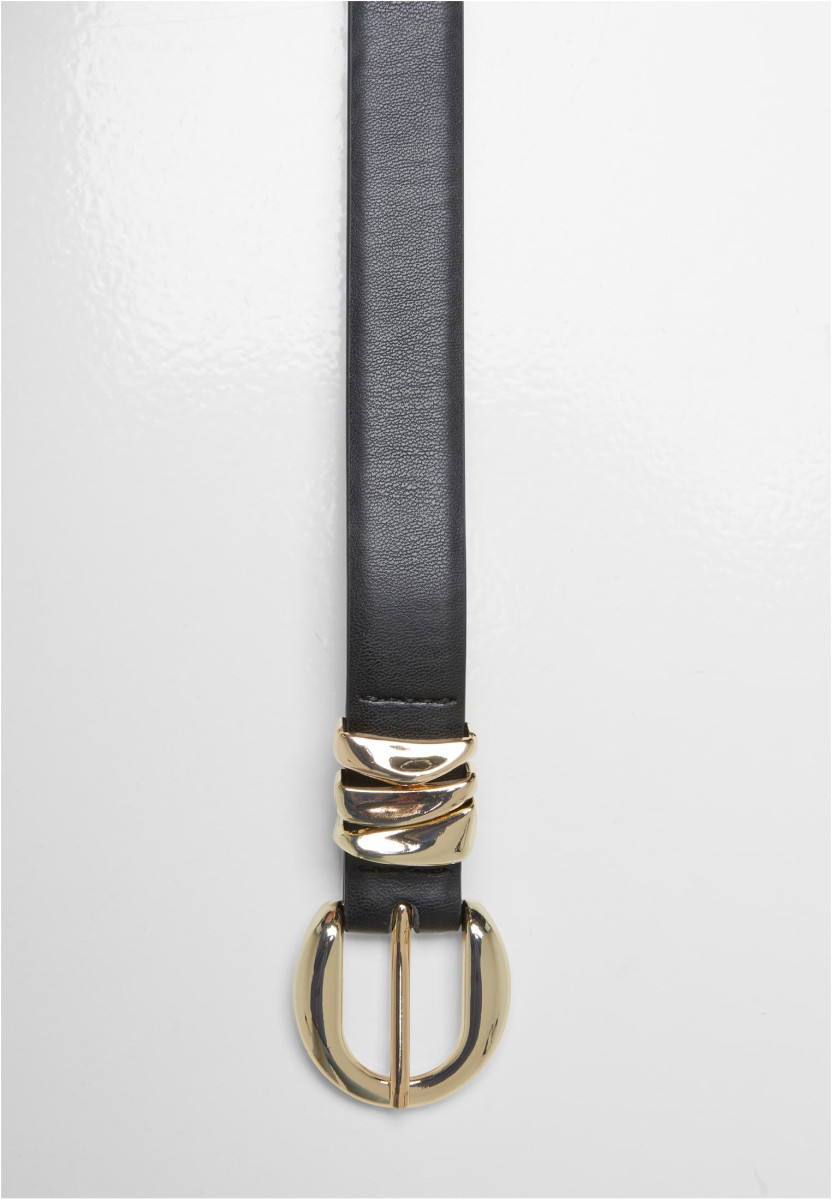 Chunky Multiple Loop Synthetic Leather Belt