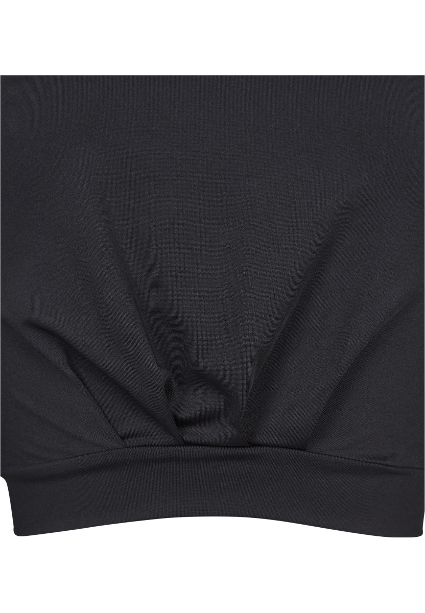 Ladies Active 3/4 Sleeve Cropped Top