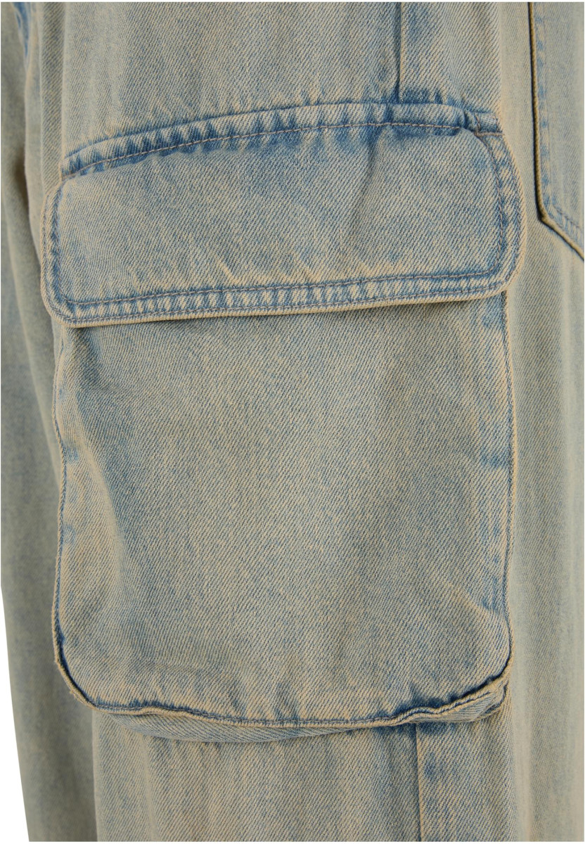 Multi Pocket Denim Cargo