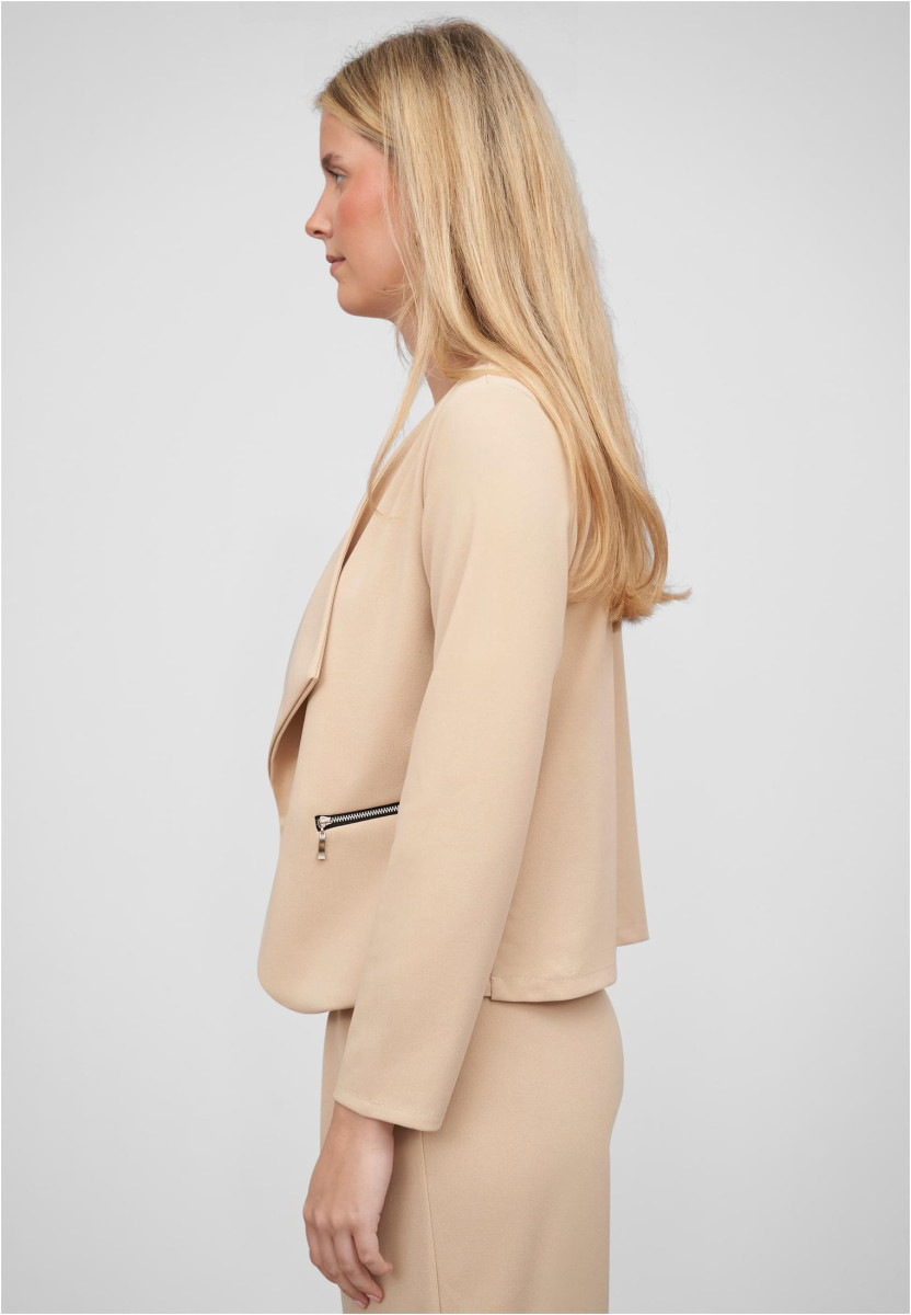 Cloud5ive Damen Blazer mit 2-Zip-Pockets und Reverskragen