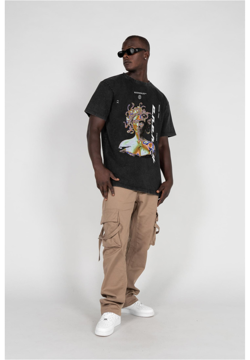 MEDUSA Acid Washed Heavy Oversize Tee