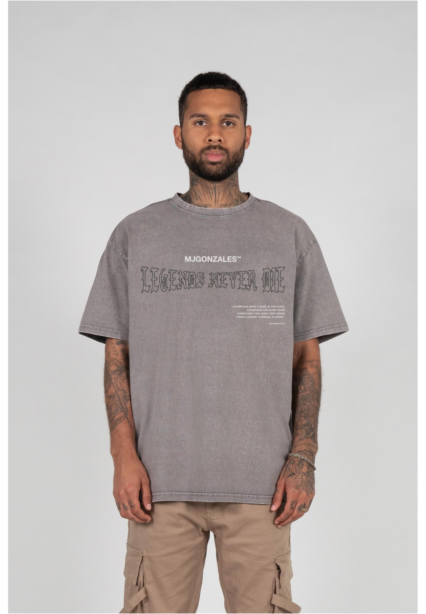 LEGENDS NEVER DIE - Acid Washed Heavy Oversize Tee