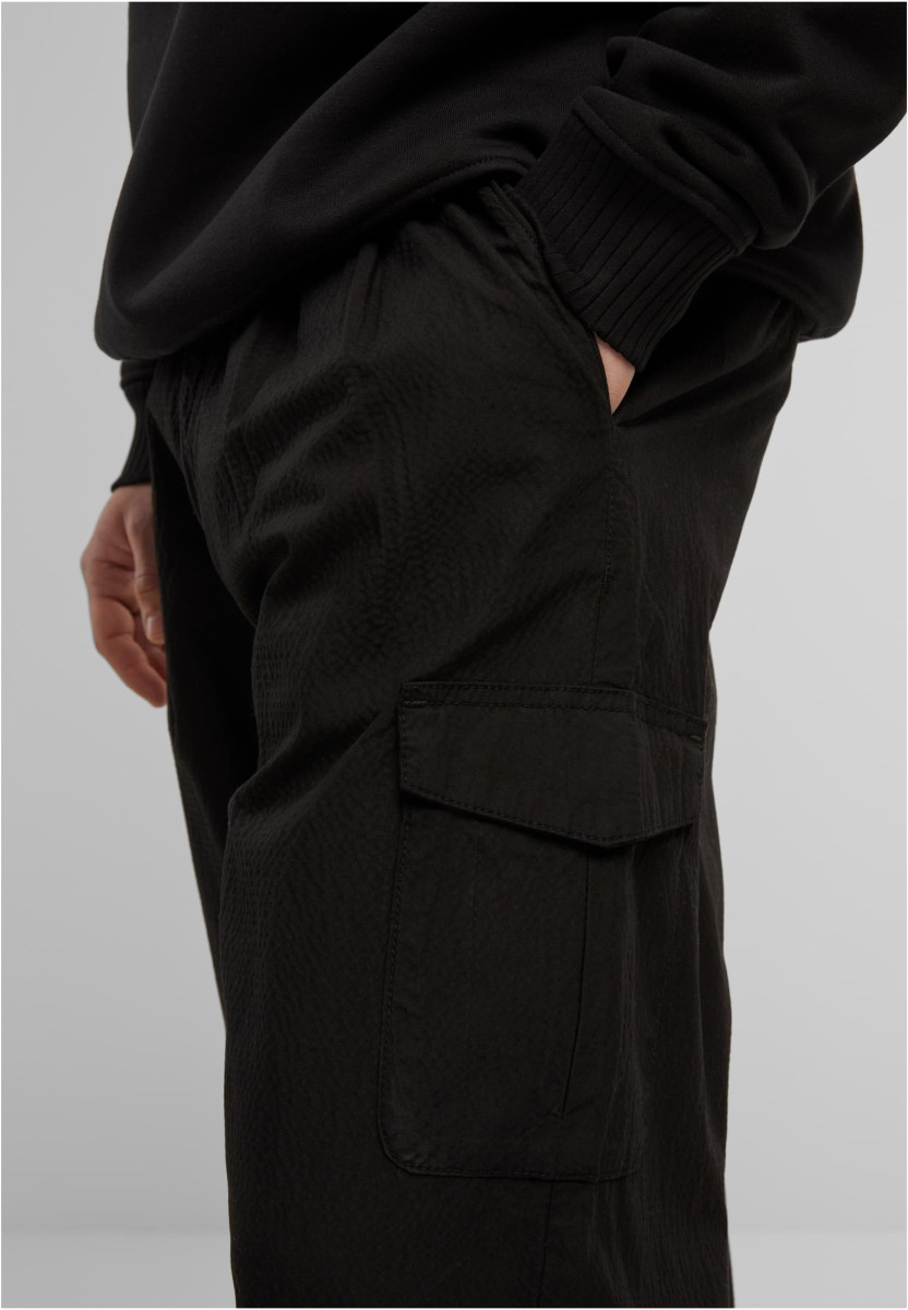 Wide Pleated Cargo Pants