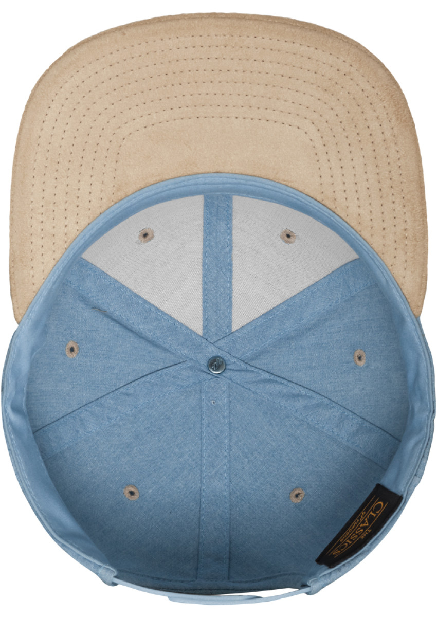 Chambray-Suede Snapback