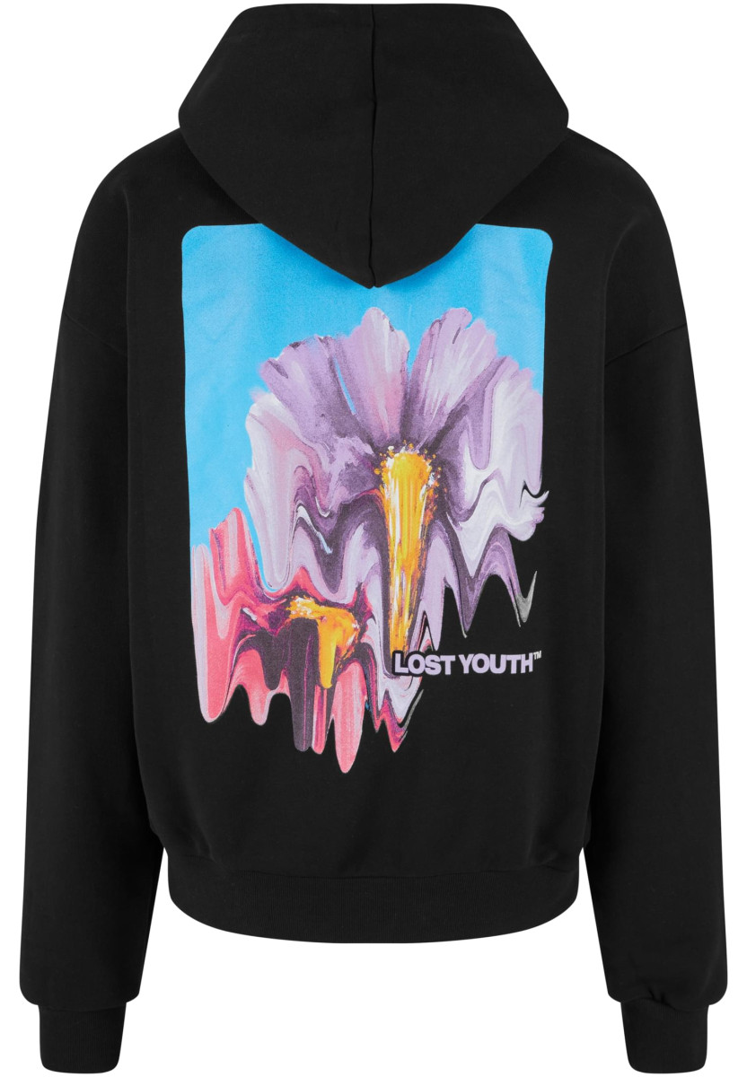 LY HOODY - BLURRED FLOWERS