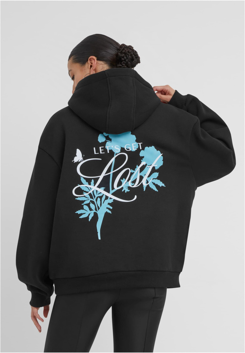 Lost Flowers Ladies Fluffy Hoody