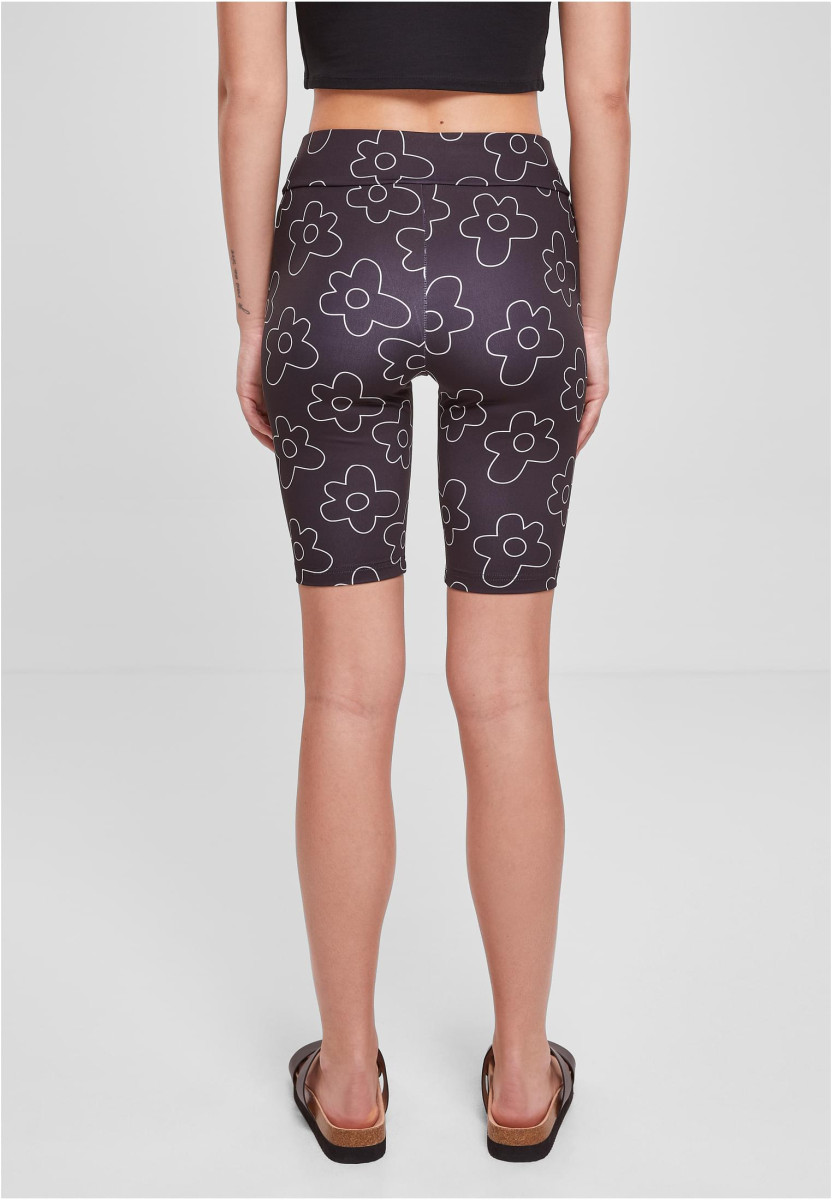 Ladies High Waist AOP Tech Cycle Shorts