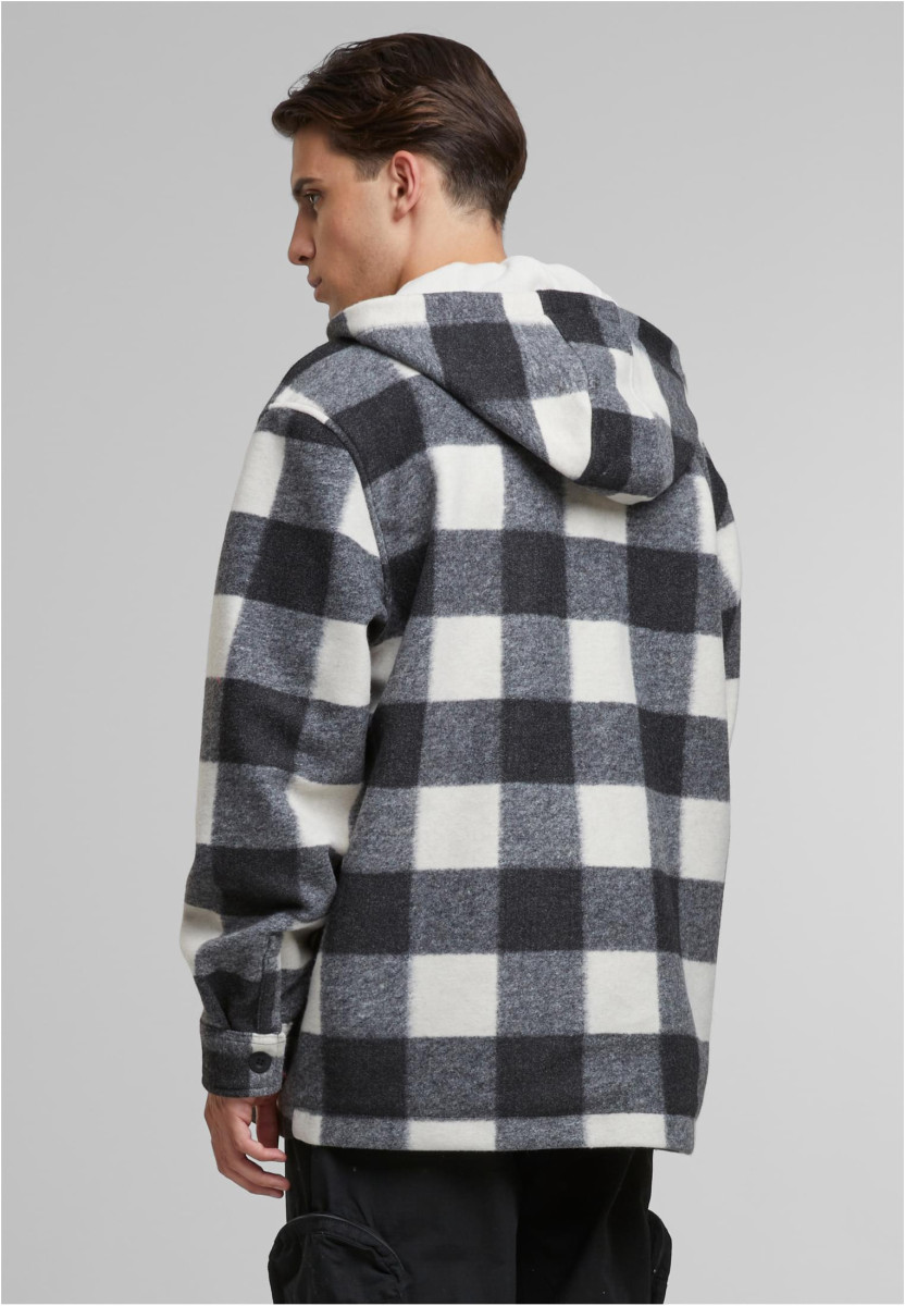 Big Check Jacket With Hood