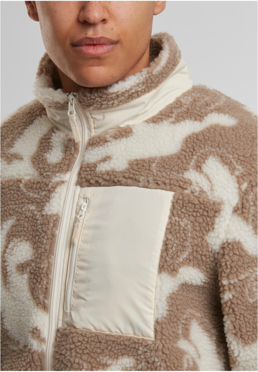 Pattern Teddy Trackjacket