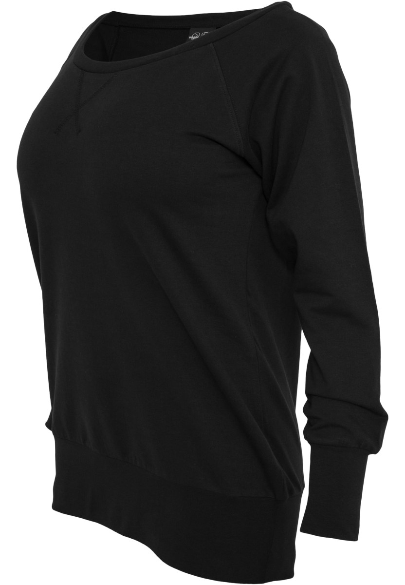 Ladies Wideneck Crewneck