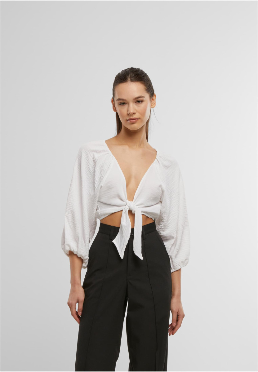 Ladies Structured Knotted Blouse