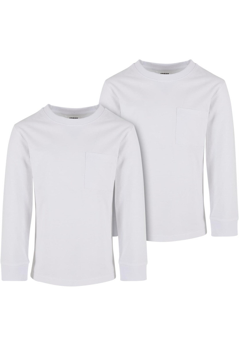 Boys Heavy Oversized Pocket Longsleeve 2-Pack